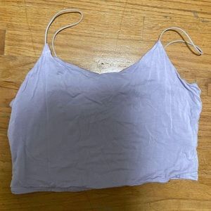 Purple Garage thin strap tank